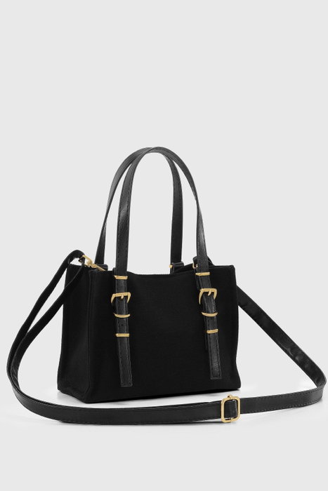 Zoozie Bags Bolsa Tote de Lona Negro